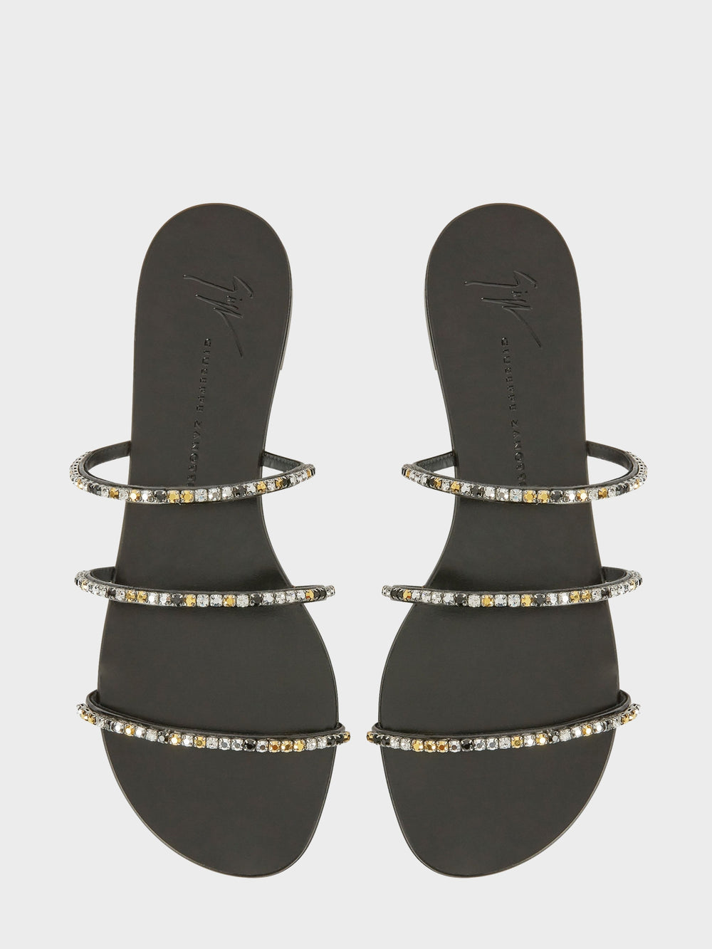 DARK COLORFUL FLAT SANDAL