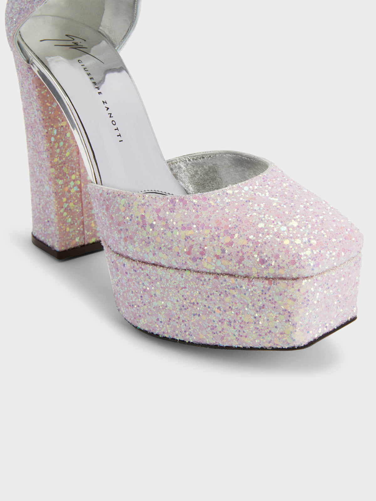 BEBE GLITTER PUMP D'ORSAY 120