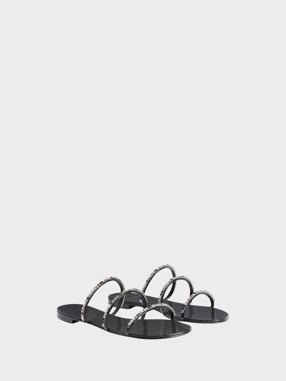 DARK COLORFUL FLAT SANDAL