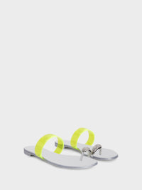 RING PLEXI FLAT SANDAL
