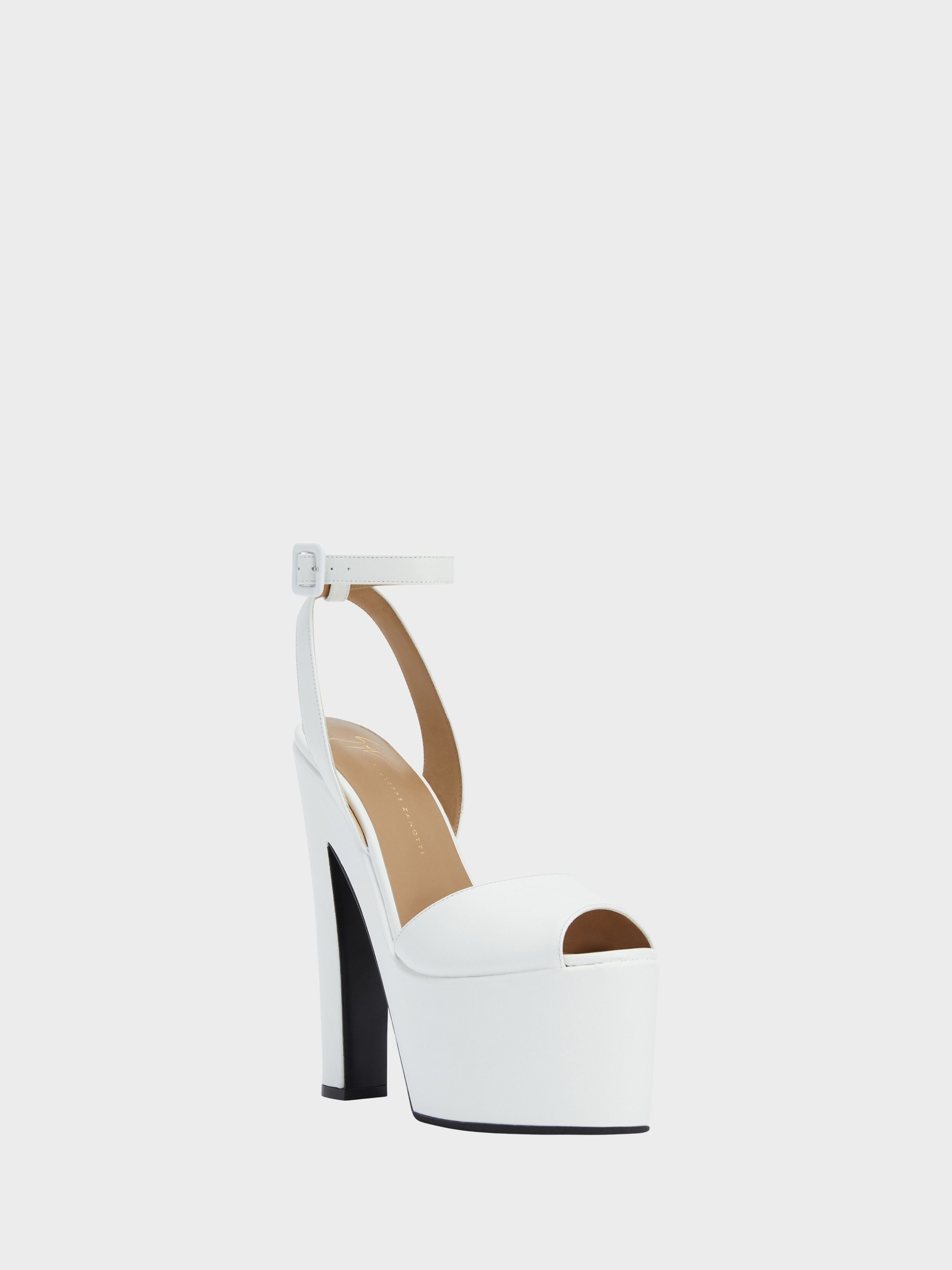 d*3様 masnada ZEPPA GESS オープントゥ 白 38 イタリア TARIFA SANDAL | GIUSEPPE ZANOTTI OUTLET