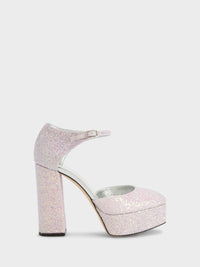 BEBE GLITTER PUMP D'ORSAY 120