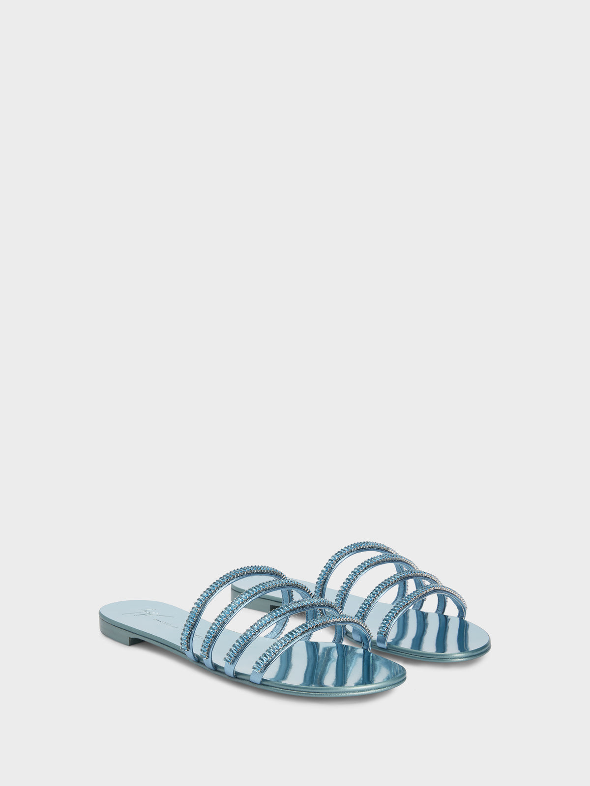 IRIDE CRYSTAL FLAT SANDAL