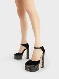 BEBE STRASS PUMP D'ORSAY 150