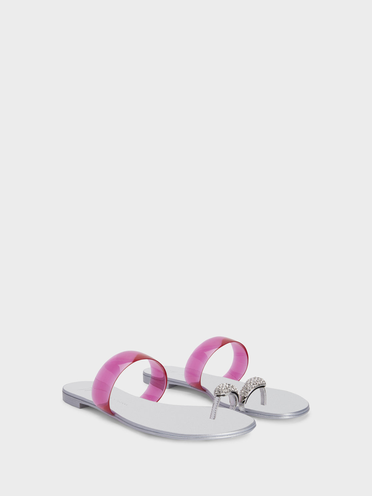RING PLEXI FLAT SANDAL