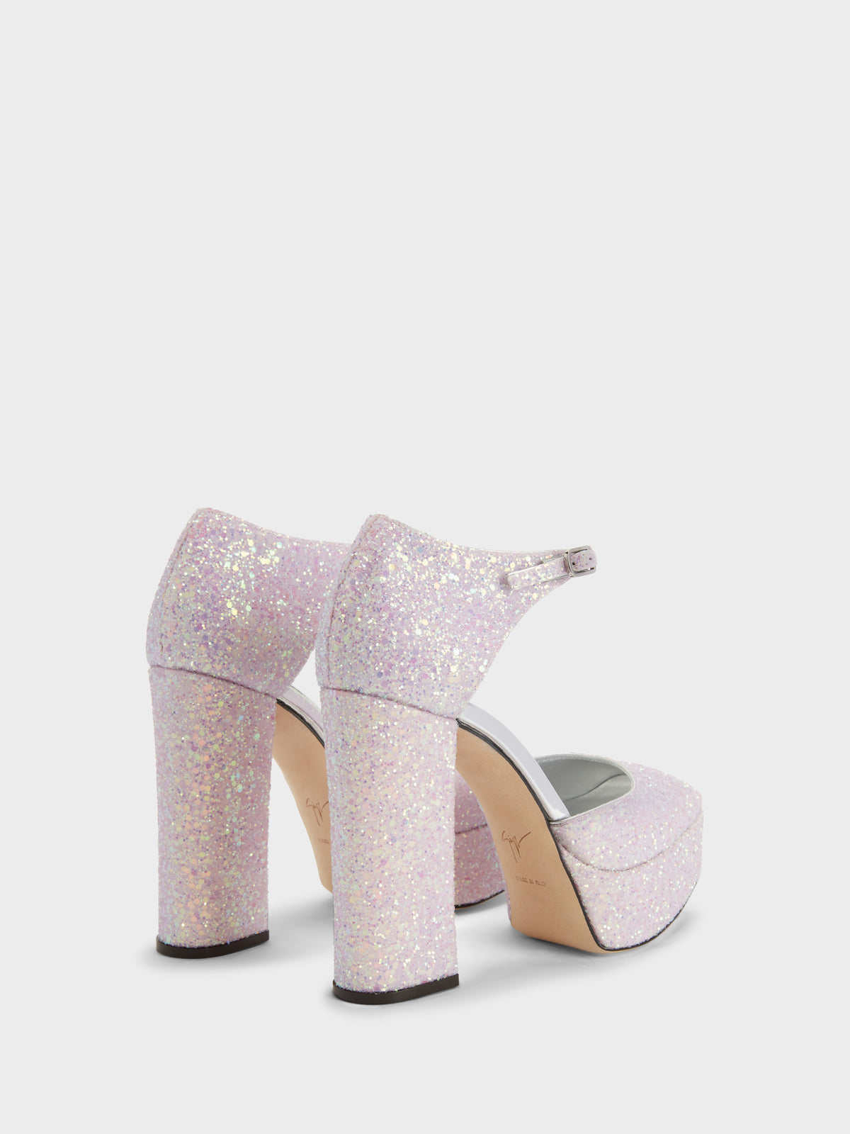 BEBE GLITTER PUMP D'ORSAY 120