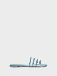 IRIDE CRYSTAL FLAT SANDAL