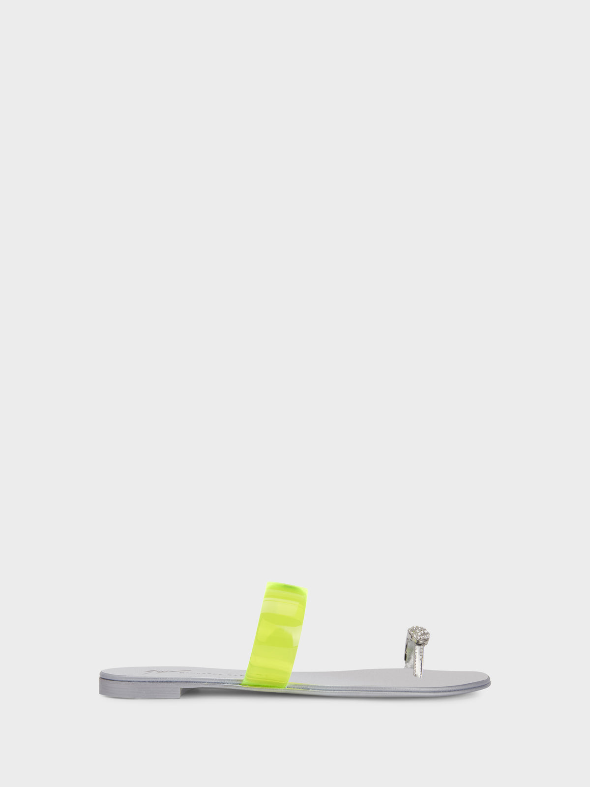 RING PLEXI FLAT SANDAL