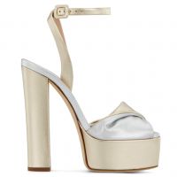 DOUBLE BETTY - Silver - Sandals