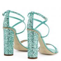 TARA GLITTER - Green - Sandals