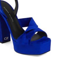 LAILA - Bleu - Sandales