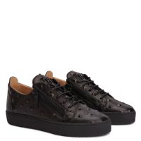 FRANKIE - Black - Low-top sneakers