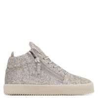 KRISS GLITTER - White - Mid top sneakers