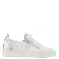 DOUBLE - Blanc - Sneakers basses