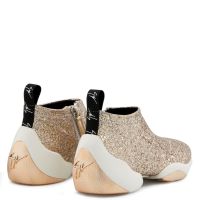 GLITTER JUMP - Beige - Mid top sneakers