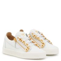 FRANKIE CHAIN - Blanc - Sneakers basses