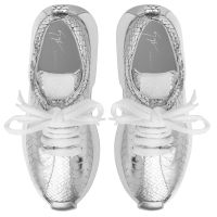 GIUSEPPE ZANOTTI FEROX - Silver - Low-top sneakers
