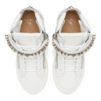 DENNY CRYSTAL - White - Mid top sneakers
