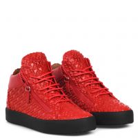 KRISS STUDS - Red - Low-top sneakers