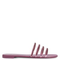 IRIDE CRYSTAL - Rose - Talons Plats