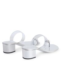 RING PLEXI 40 - Silver - Sandals