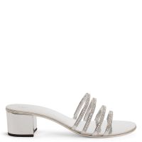 IRIDE CRYSTAL 40 - Silver - Sandals