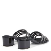 IRIDE CRYSTAL 40 - Black - Sandals