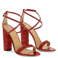 TARA GLITTER - Red - Sandals