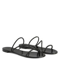 JULIANNE FLAT - Noir - Talons Plats