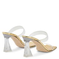 FLAMINIA PLEXI - Gold - Sandals