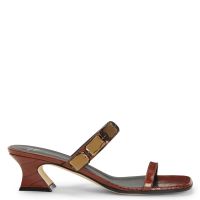 FLAMINIA SQUARE - Brown - Sandals