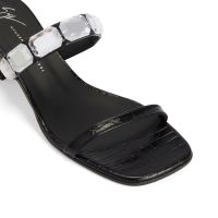 FLAMINIA SQUARE - Black - Sandals