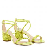 TARA GLITTER - Yellow - Sandals