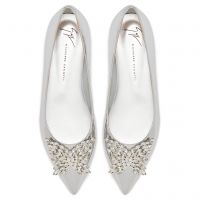 CRYSTAL BUTTERFLY - Silver - Flats