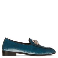 RUDOLPH CRYSTAL - Blue - Loafers