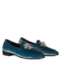 RUDOLPH CRYSTAL - Blue - Loafers