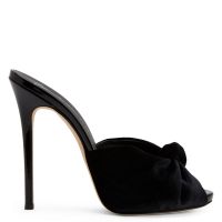 BRIDGET VELVET - Black - Sandals