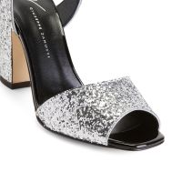 EMMANUELLE GLITTER - Silver - Sandals