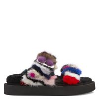 FURRY HER - Multicolore - Talons Plats