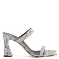 FLAMINIA GLITTER - Grey - Sandals