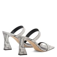 FLAMINIA GLITTER - Grey - Sandals