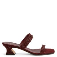 AUDE CRYSTAL - Bordeaux - Sandals