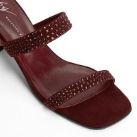 AUDE CRYSTAL - Bordeaux - Sandals