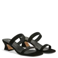 AUDE CRYSTAL - Black - Sandals