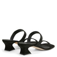 AUDE CRYSTAL - Black - Sandals