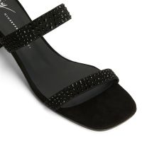 AUDE CRYSTAL - Black - Sandals