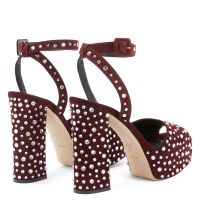 NEW BETTY SPARKLE - Bordeaux - Sandals