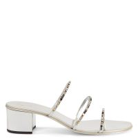 DARK COLORFUL - Silver - Sandals