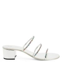 DARK COLORFUL - Silver - Sandals