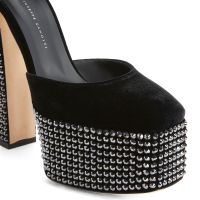 BEBE STRASS - Nero - Sandali